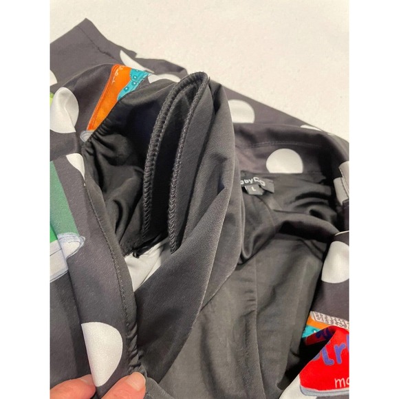 Polka Dot Mini Dress with Colorful Accents - Picture 9 of 9